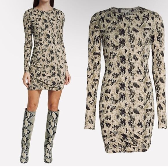Rag & Bone Poppy Draped Mini Dress size XS NWT - Picture 1 of 7